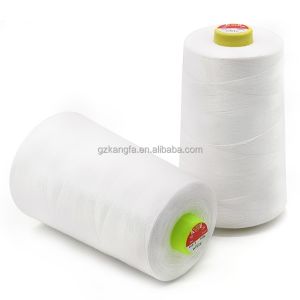 China White 40/2 Polyester Sewing Thread Ideal for Quilting Machine and Bedding Fabric Making on sale