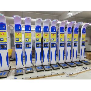 Self - Service Digital Height And Weight Machine With Omron Blood Pressure