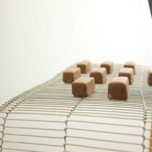 Flat Flex Wire Mesh 304SS Metal Conveyor Belt Mesh For Bread Baking