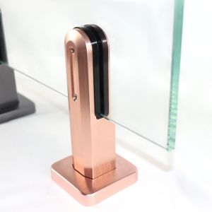 Simple Design Glass Railing Clamp for Glass Fence Pool Balustrade Aluminum