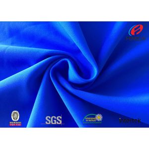 Red Colour Polyamide / Nylon Spandex Fabric For Yoga Leggings