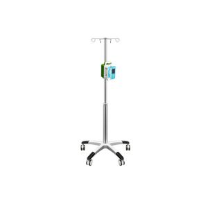 China 5 Leg Infusion Syringe Pump Stand 4 Hooks Aluminum Alloy Base on sale
