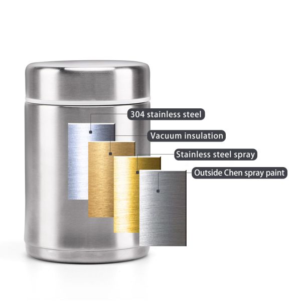 260ml Capacity 304 Stainless Steel Food Flask Thermos Food Jar Thermos Mug