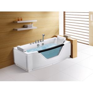 Quality Acrylic Whirlpool Massage Bathtub M1783 High Gloss Pure Sanitary Grade for sale