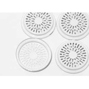 Custom deep draw forming stainless steel sheet metal small part for speaker mesh