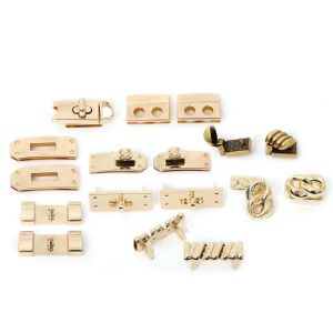 Buy cheap Metal Push Turn Handbag Lock Hardware Scratchproof Customizable from wholesalers