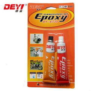 Heat Resistant (-60 to +100°C) Epoxy AB Glue with Touch Dry in 30 Minutes and