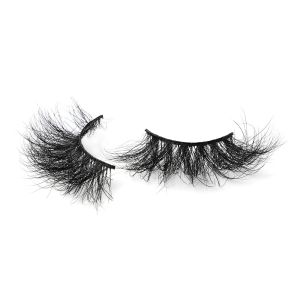 Wearable 3D 26mm Fluffy Mink Lashes With Clear Band