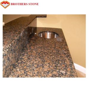 Beautiful Royal Brown Granite Tiles , Natural Engineered Granite Countertops