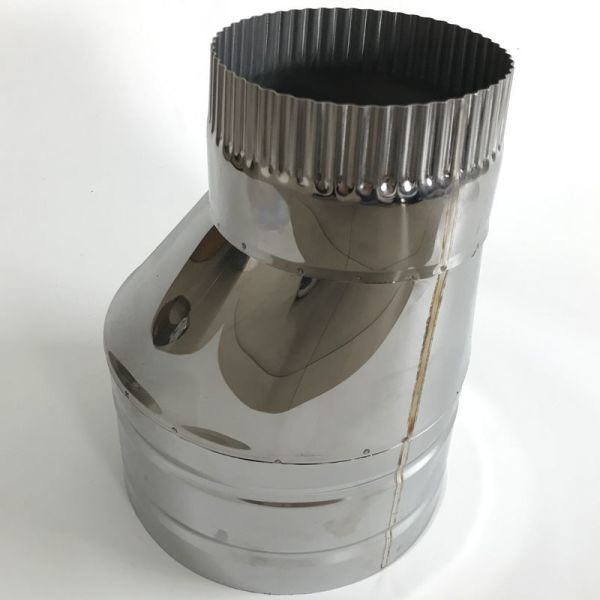 Welded Single Wall Telescoping Stove Pipe Plain Ends Multifunctional Enamel