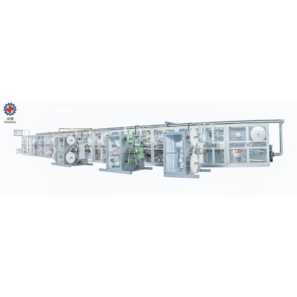 Full Automatic High Standard Sanitary Pad Making Machine Intelligent Control