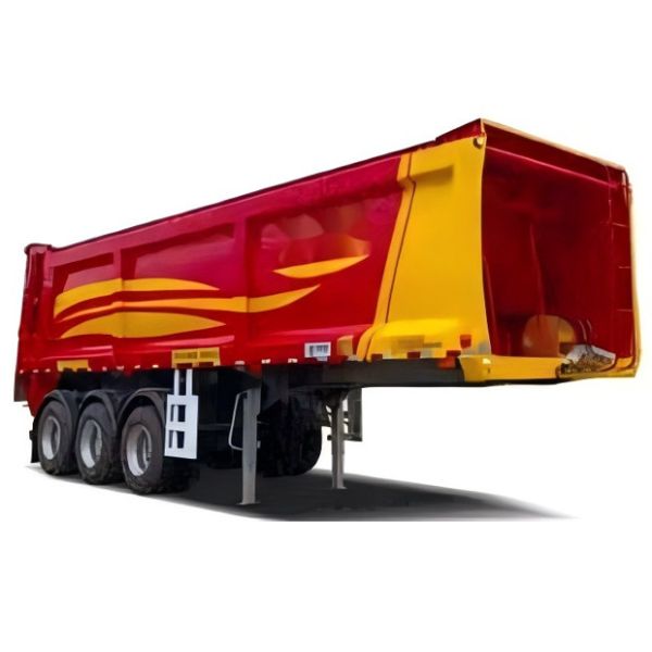 Special Purpose Vehicle Rubbish Transfer Semi-trailer or Use for Bulk Grain Transport
