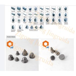 No-Standard Parts Tungsten Carbide Mining Buttons Grinding Surface