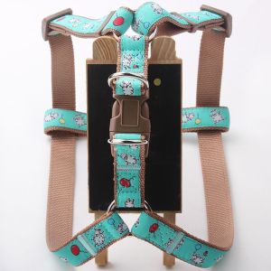 Polyester Reflective Adjustable Buckle Pet Smart Harness