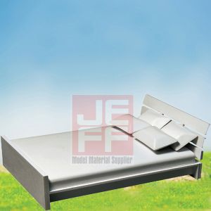 Quality Scale Model Furniture,layout mini fruniture ABS model bed PB03 for sale