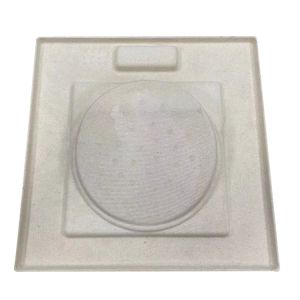 Biodegradable Bamboo Paper Tray OEM Acceptable Oilproof Staticproof
