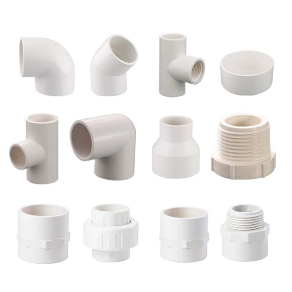 Cross and 90°Tee Lateral Connection Design PVC SCH40 Pipe Fittings for Water