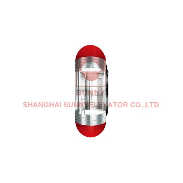 Buy 630KG VVVF Residential Hydraulic Panoramic Passenger Lift Elevator at wholesale prices