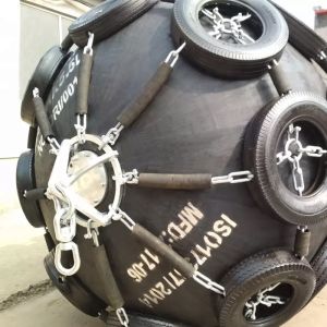 4.5*9.0M Pneumatic Rubber Fender STS Dock Mounted Fenders 80kPa ISO17357-1:2014