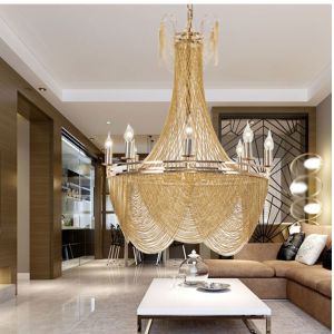 Chain link pendant light Hanging Chandelier Lighting (WH-CC-17)