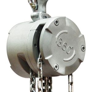Aluminum Light Weight 1/4 Ton Mini Chain Hoist Block Light Duty For Construction