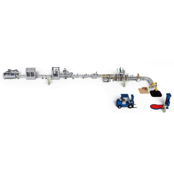 50ml-1000ml Automatic Liquid Filling Production Line straight Line Distributional Type