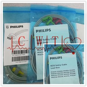 Ward ECG Machine Parts PHiliph M1613A Ecg Cables And Leadwires