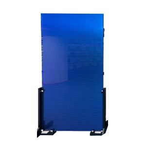 Blue Photovoltaic Glass Module Double Layer Tempered Bipv Glass Panels 8mm*8mm