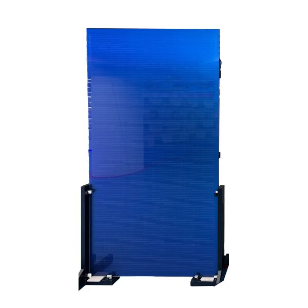 Blue Photovoltaic Glass Module Double Layer Tempered Bipv Glass Panels 8mm*8mm