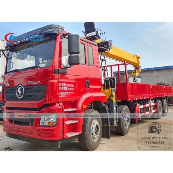 Shacman M3000 8x4 12 - 16T Truck Mounted Telescopic Crane