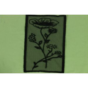 China Watersoluble Guipure Lace Applique Rose Flower Patterned PP Threaded on sale