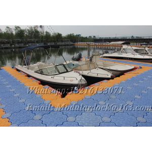 Plastic boat floating dock