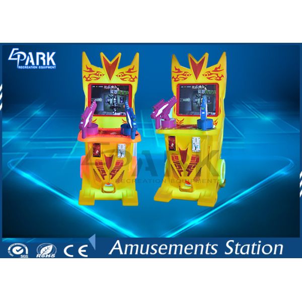 100W Coin Operated Light Gun Arcade Cabinet Double Players 620 * 620 * 1250 MM