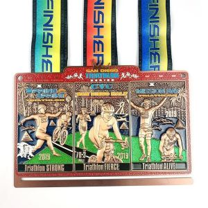 Ironman Triathlon Medals For Awards Custom Event Medals Simple Souvenirs