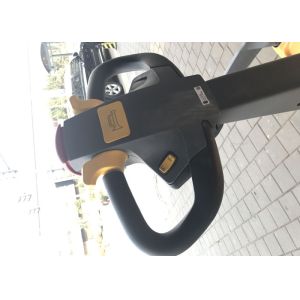 Automatic Ride On Electric Pallet Stacker AC Motor 1500kg Yellow Color