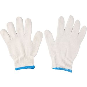 10 Gauges 50grams Natural White Work Cotton Gloves
