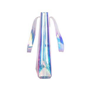 Shiny Holographic PVC bulk cosmetic bags Handbag