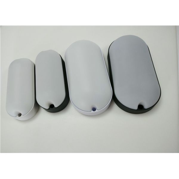 PP Oval LED Bulkhead Lamp Matt White Diffusor Outdoor 70-80lm / w 60Hz