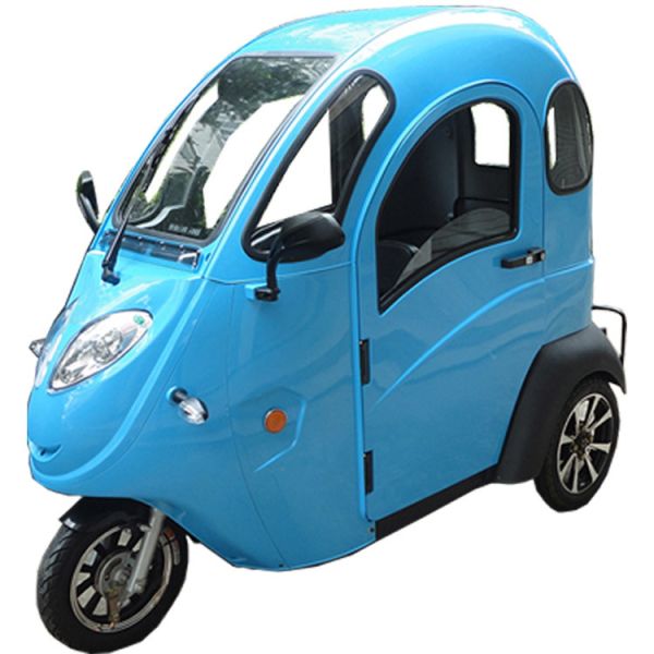 Buy Passenger Plastic Cabin 3 Wheel Electric Tricycle 140kg Loading at wholesale prices