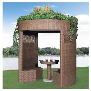 China leisure furniture outdoor pavilion garden rattan tents 1109