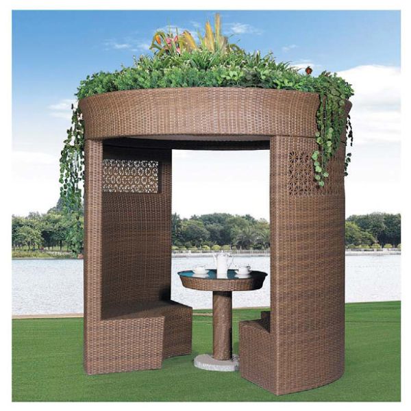Buy China leisure furniture outdoor pavilion garden rattan tents 1109 at wholesale prices