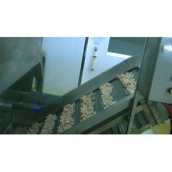 ISO 2.23KW Commercial Fish Processing Machine , Anti Corrosion Shrimp Cooked Machine