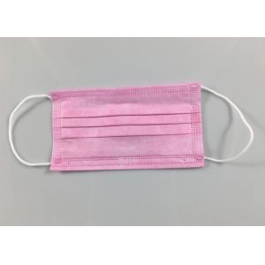 Pink Elastic Ear Loops BFE95 Civil Disposable Nose Mask