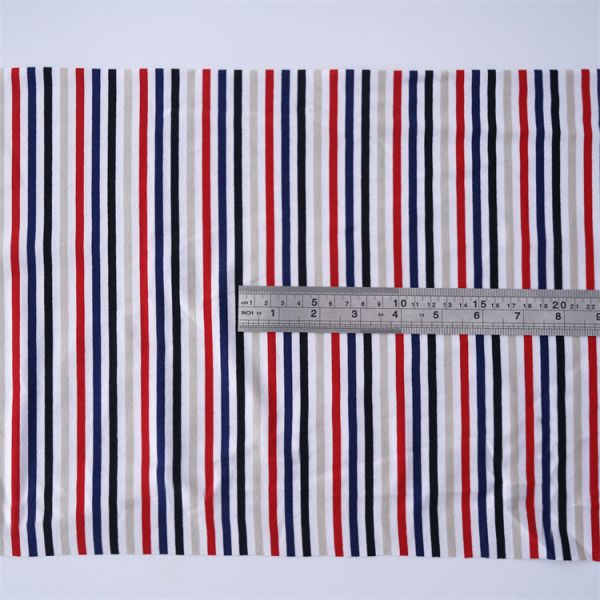 Skin-Friendly And Healthy Good Texture And Smooth Striped Knit Fabric For T-Shirt