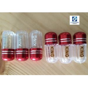1ml Aluminium Cap Single Pill Container ISO9001 Rhino Pills Bottle