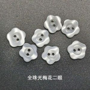 Wholesale Pearly Lustre Sewing Shirt Plastic Resin Button