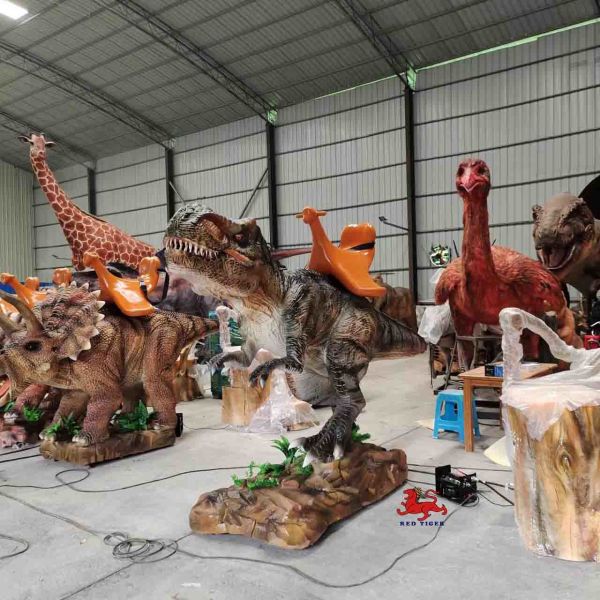 Buy Animatronic T Rex Dinosaur Ride Sunproof Waterproof Artificial Dinosaur at wholesale prices