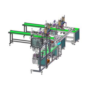 Pattern Welding Disposable Earloop Mask Producing Machine Automatic Civil Grade