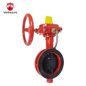 Ductile Iron DN50-DN600 300PSI Wafer Butterfly Valve API598