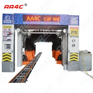 Automatic Tunnel Car Washing Machine Commercial 12KW 9 Brushes